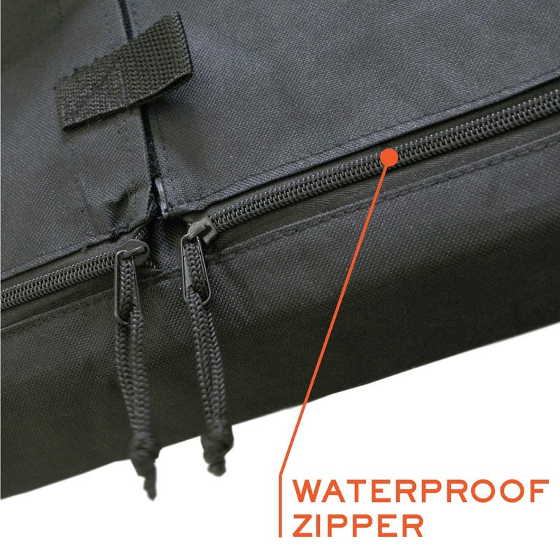 Bozzcovers Outdoor TV Cover 52-55 inch - WITH ZIPPER, Weatherproof, Waterproof 360 degrees protection, Soft Non Scratch Interior - Black - Image 3